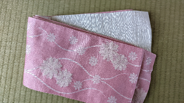 半幅帯(ピンク)
