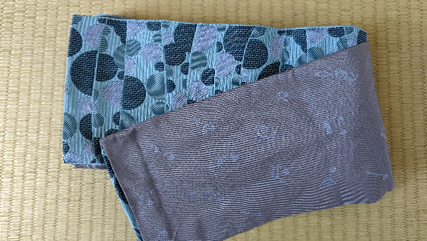 半幅帯(グレー)